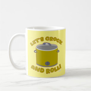 Caneca De Café Motto Crock E Roll Cooker Art