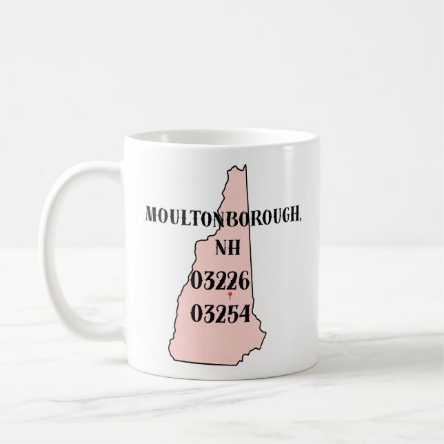 Caneca De Café Moultonborough NH, Mug (Esquerda)