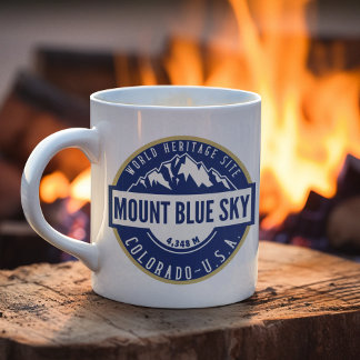 Caneca De Café Mount Blue Sky Colorado Elev 4348 m