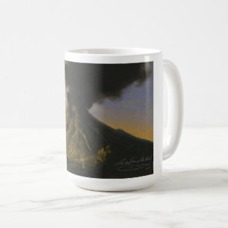 Caneca De Café "Mount Merapi op Java" Koffiemok van Raden Saleh®