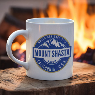 Caneca De Café Mount Shasta California Beautiful Landscape