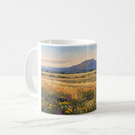 Caneca De Café Mountain on the plain