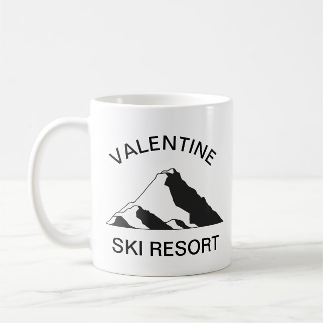 Caneca De Café Mountain Ski Resort (Esquerda)