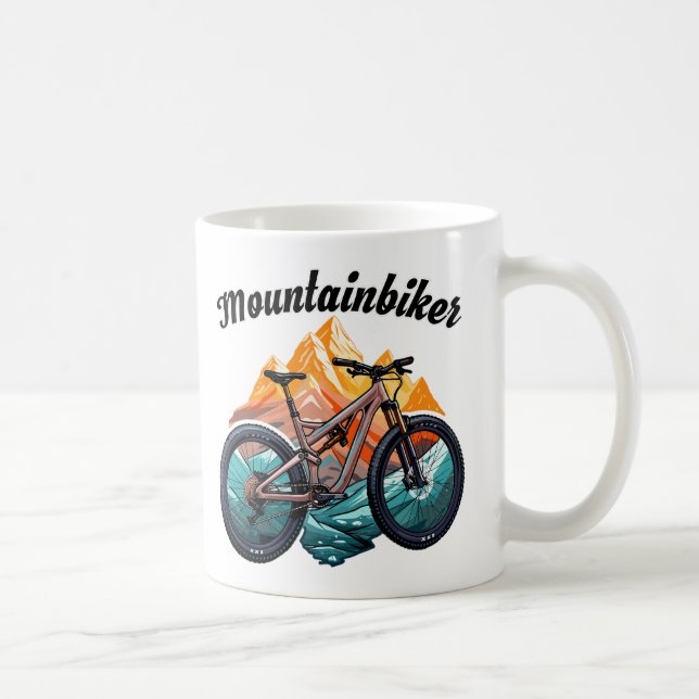 Caneca De Café Mountainbike (Direita)