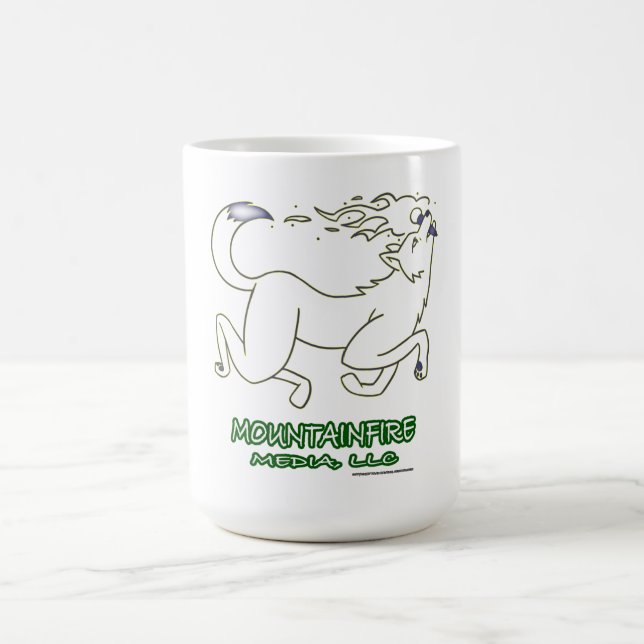Caneca De Café MountainFire Coyote Design nº 2 num (Centro)