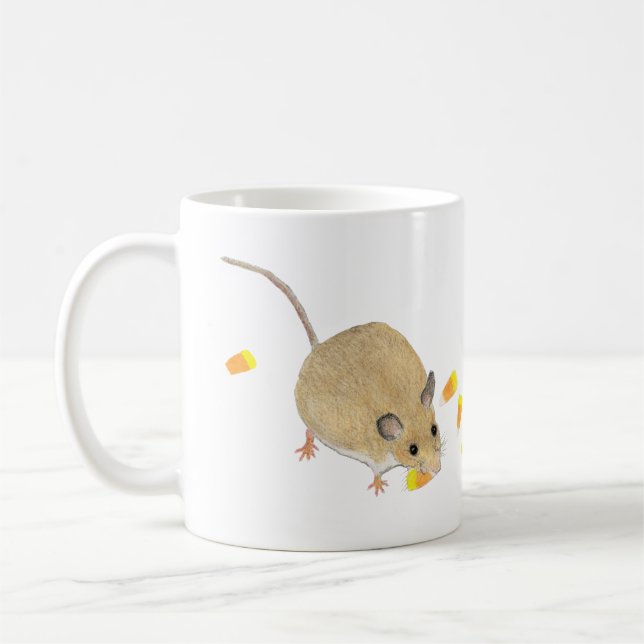 Caneca De Café Mouse de Halloween de Truque ou Tratar com Milhas  (Esquerda)