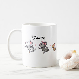 Caneca De Café Mouse Family Mug