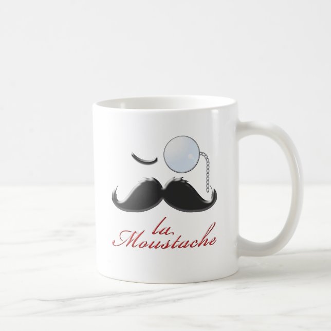 Caneca De Café Moustache (Direita)