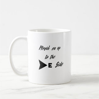 Caneca De Café Movendo-se para o lado leste