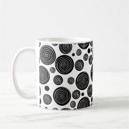 Caneca De Café 🌀 Movimento Circular: A Polka Mug