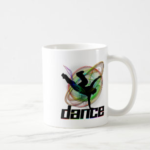 Caneca De Café Movimento Rápido de Dança da Rua Brevoando Gi