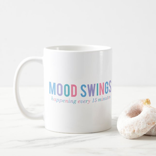 Caneca De Café Movimentos Engraçados da Menopausa (Com Donut)