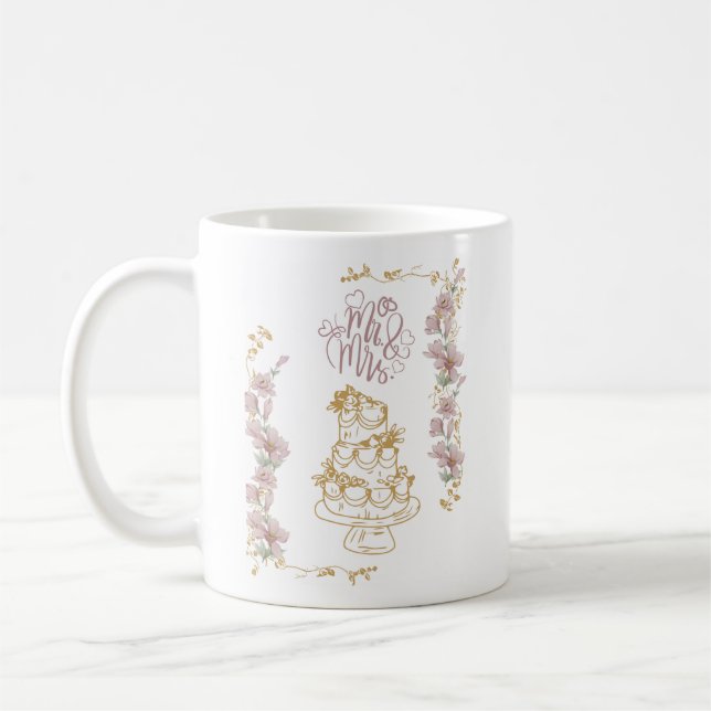 Caneca De Café mr e mrs (Esquerda)