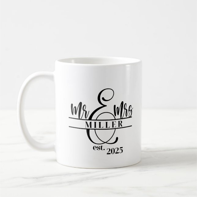 Caneca De Café Mr. & Mrs. Coffee Mug (Esquerda)
