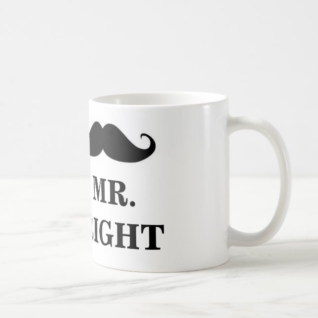 Caneca De Café Mr. RIGHT (Direita)
