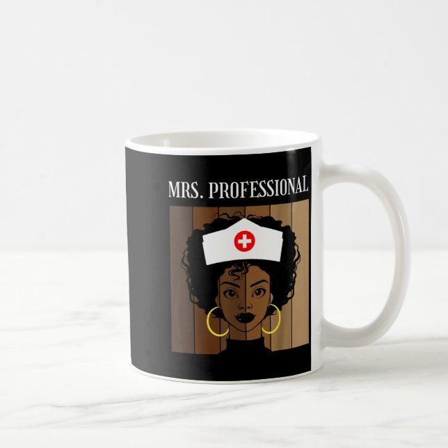 Caneca De Café Mrs Professional Nursing Degree Nurse Profession B (Direita)