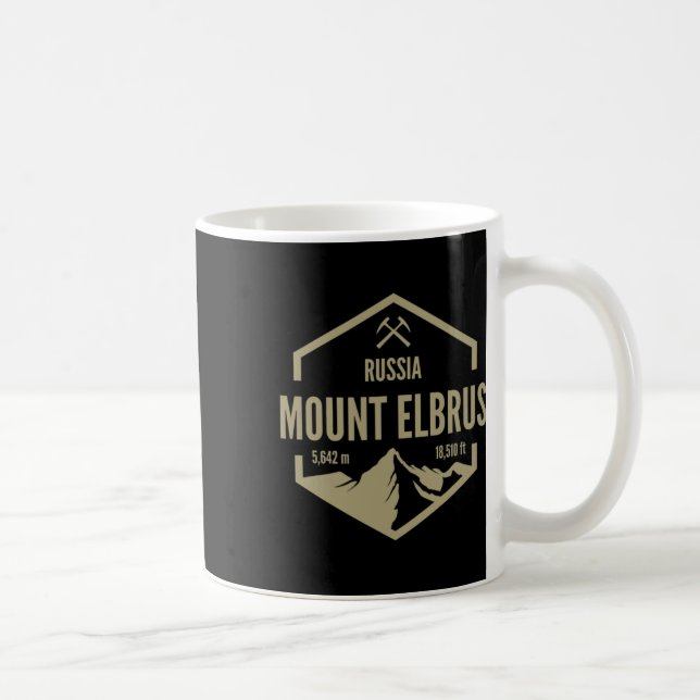 Caneca De Café Mt. Elbrus Mountain Travel  (Direita)