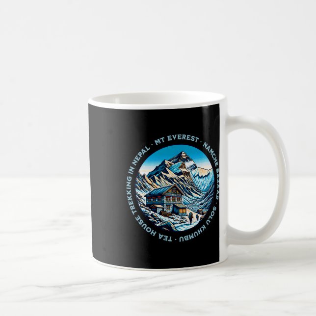Caneca De Café Mt Everest Namche Bazaar Tea House Trekking Nepal  (Direita)