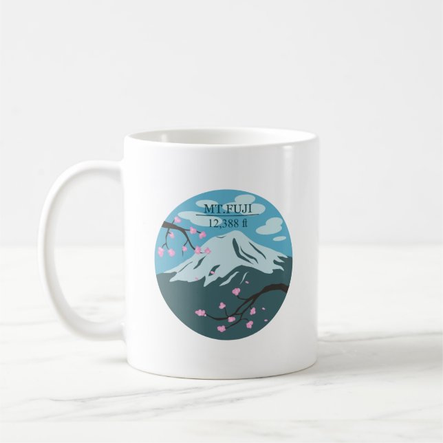 Caneca De Café Mt. Fuji Altitude (Esquerda)
