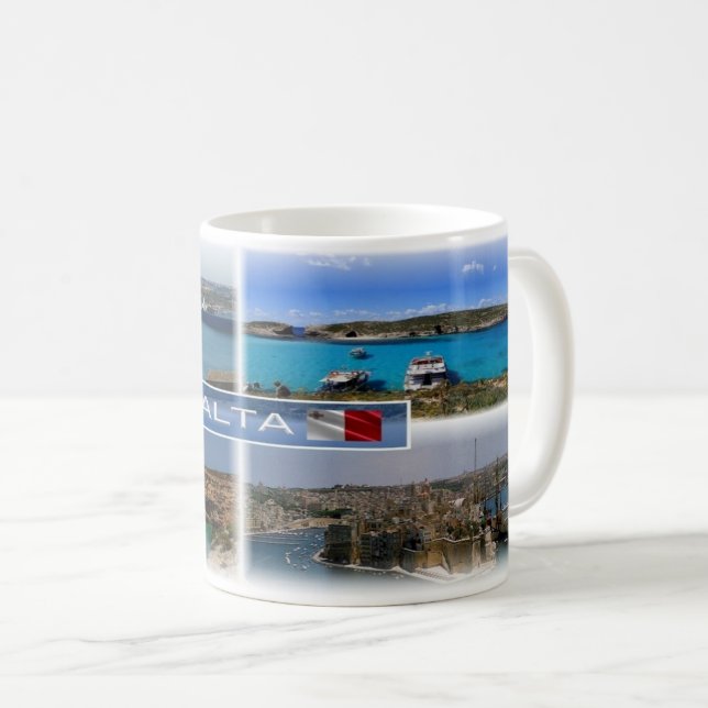 Caneca De Café MT Malta - La Valeta - (Frente Esquerda)