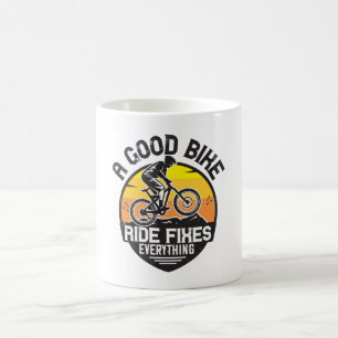 Caneca De Café MTB - A carona corrige tudo