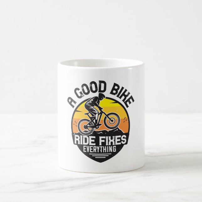 Caneca De Café MTB - A carona corrige tudo (Centro)