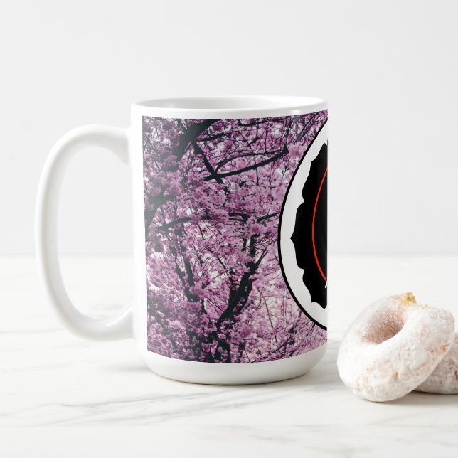 Caneca De Café MTG Judo Club - Mug Cereja Blossom (Com Donut)