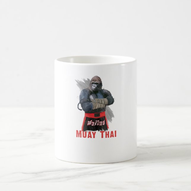 Caneca De Café Muay Thai Fighter (Centro)