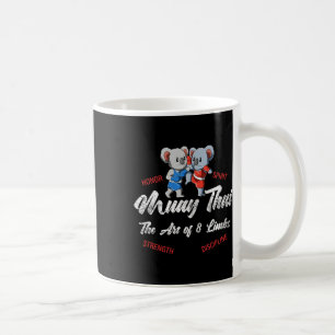 Caneca De Café Muay Thai Koala Boxe Tailandesa e Kickboxing 