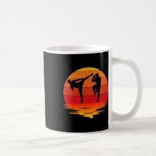 Caneca De Café Muay Thai Retro Vintage Artes Marciais Combate Box