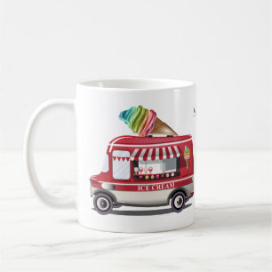 Caneca De Café Mudanças de nome personalizado de Caminhão de So