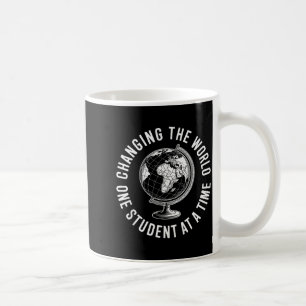 Caneca De Café Mudando O Mundo Um Aluno De Cada Vez Professor