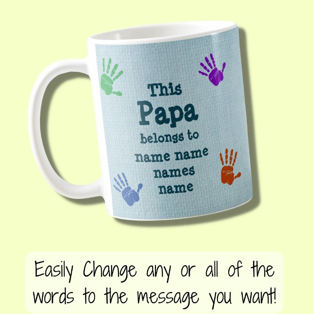 Caneca De Café Mudar Todos Os Nomes Que Este Papa Pertence Ao Avô (Criador carregado)