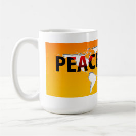 Caneca De Café Mudas de paz contra guerra