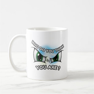 Caneca De Café Mug 11oz: Quem você pensa (branco)