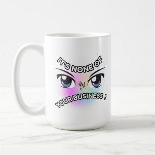 Caneca De Café Mug 15oz : Nenhum de seus (branco)