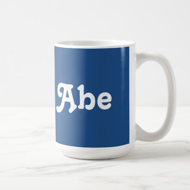 Caneca De Café Mug Abe (Direita)