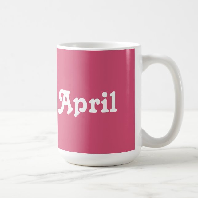 Caneca De Café Mug abril (Direita)