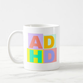 Caneca De Café Mug ADHD em forma de cubo