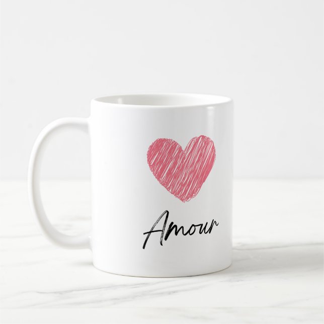 Caneca De Café Mug Amour (Esquerda)