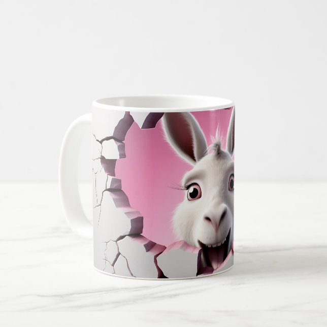 Caneca De Café Mug Animaux Série 1-4 (Frente Esquerda)