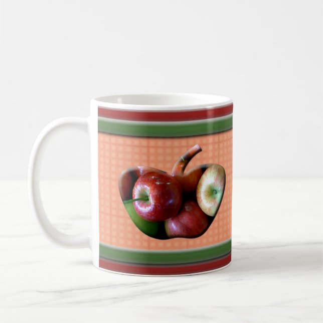 Caneca De Café Mug Apple Personalizado (Esquerda)
