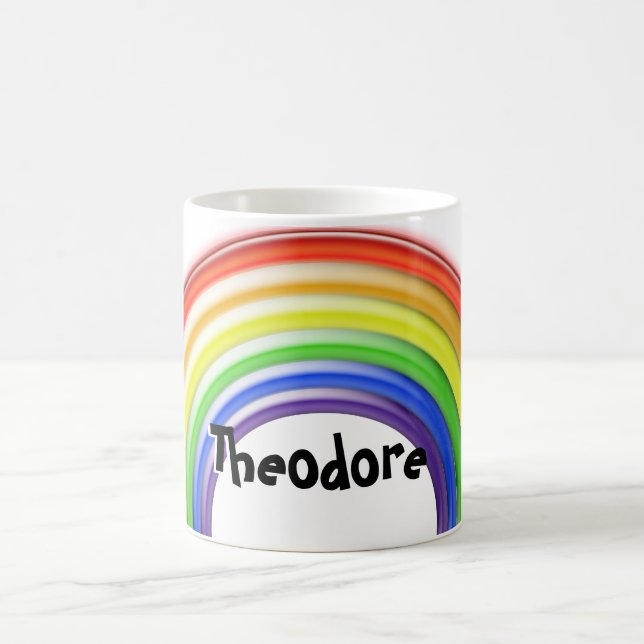 Caneca De Café Mug - Arco de Cores Primárias (Centro)