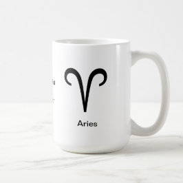 Caneca De Café Mug - Aries gliph