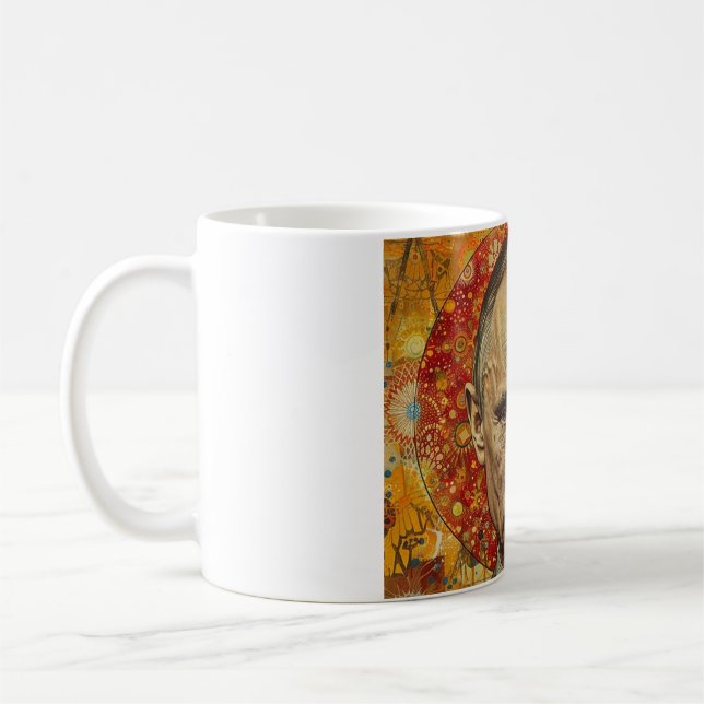 Caneca De Café Mug art abstrait Poutine (Esquerda)