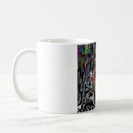 Caneca De Café Mug art abstrait Zelensky