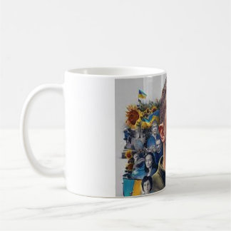Caneca De Café Mug art abstrait Zelensky