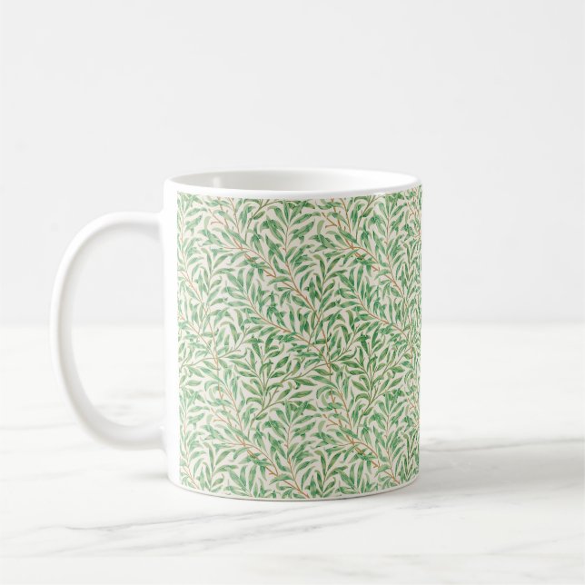 Caneca De Café Mug Art Nouveau Estilo Willow Bough Patterno (Esquerda)