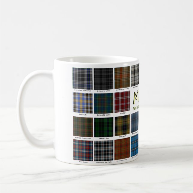 Caneca De Café Mug aux Tartans Français (Esquerda)