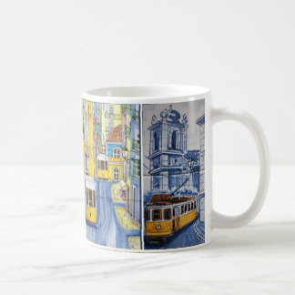 Caneca De Café mug azulejos Lisbonne